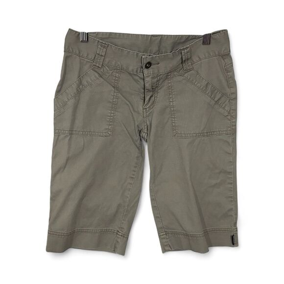 Prana Taupe Casual Shorts modest gorpcore women’s size 4 gardening casual - Picture 1 of 6